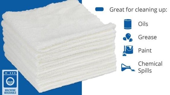 50 Pack Microfiber Wipes image 0